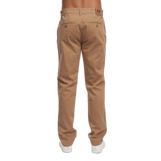Crosshatch Mens Roysden Chinos (Sand) - Image 2