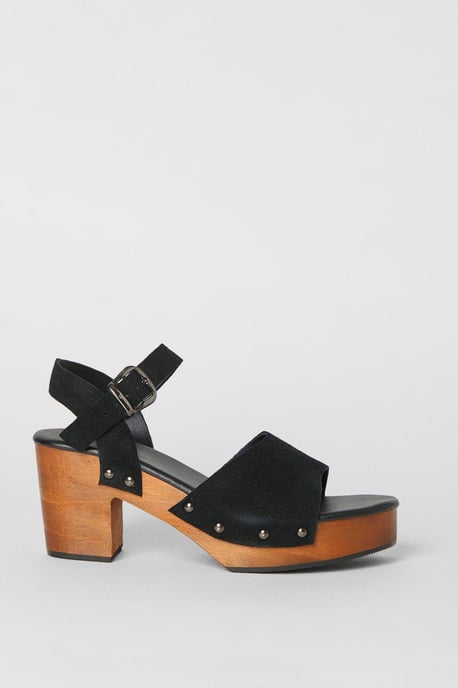 Real Suede Studded Clog