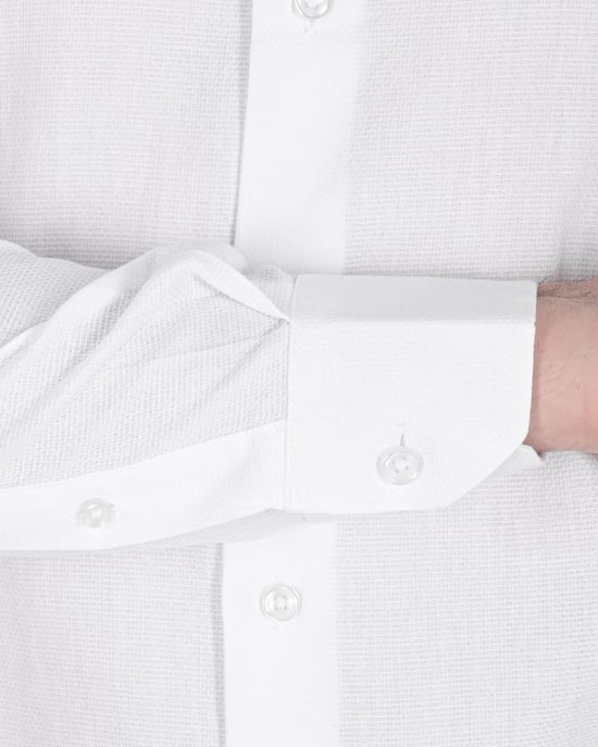 19V69 Italia Mens Shirt Edward White