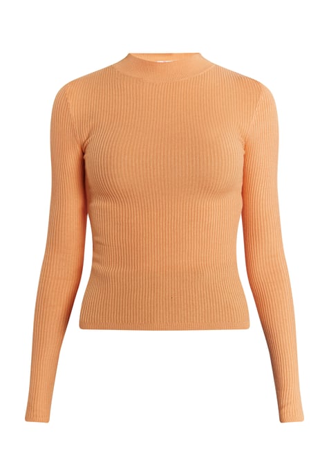 Mymo Knitted pullover women orange - Image 1
