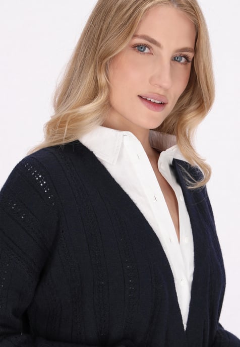 Dreimaster Cardigan women marine - Image 5