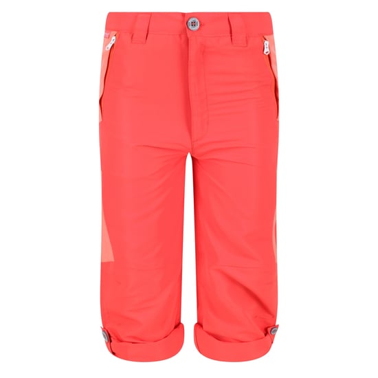 Regatta Childrens/Kids Sorcer V Mountain Trousers (Neon Peach/Fusion Coral) - Image 1
