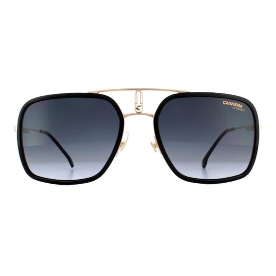 Carrera Aviator Mens Gold Black Dark Gray Gracient gafas de sol - Image 1