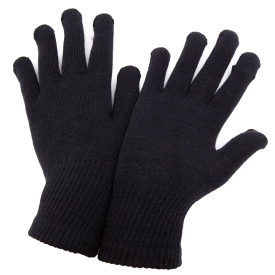 FLOSO Unisex Magic Gloves (Black)