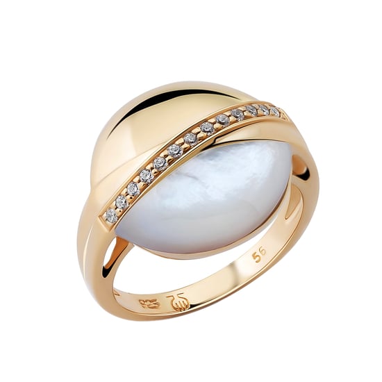 Orphelia Women's 925 Sterling Silver Ring - Gold ZR-7506/G - Image 2