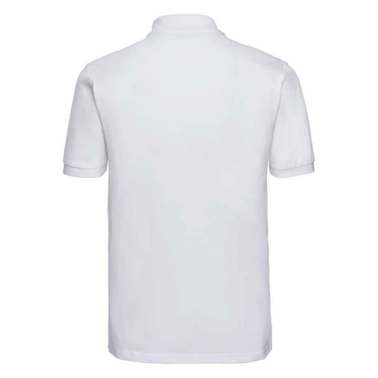 Russell Mens Classic Cotton Pique Polo Shirt (White) - Image 2
