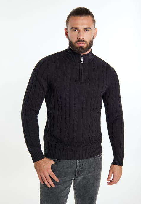 Dreimaster Knitted pullover Men black - Image 3