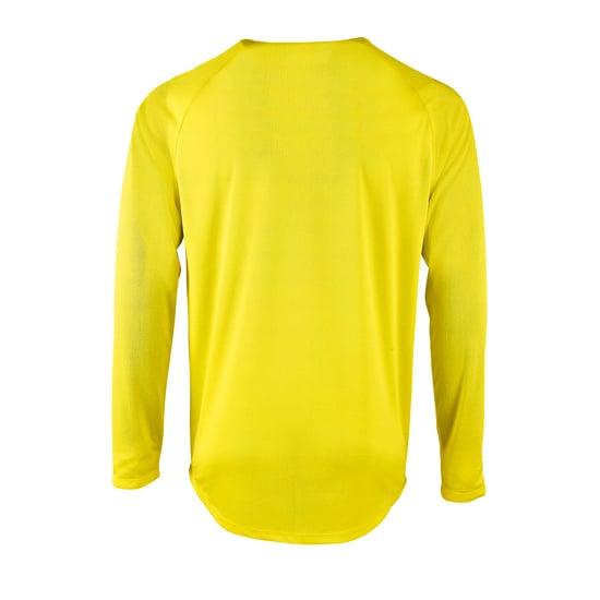 SOLS Mens Sporty Long Sleeve Performance T-Shirt (Neon Yellow) - Image 2