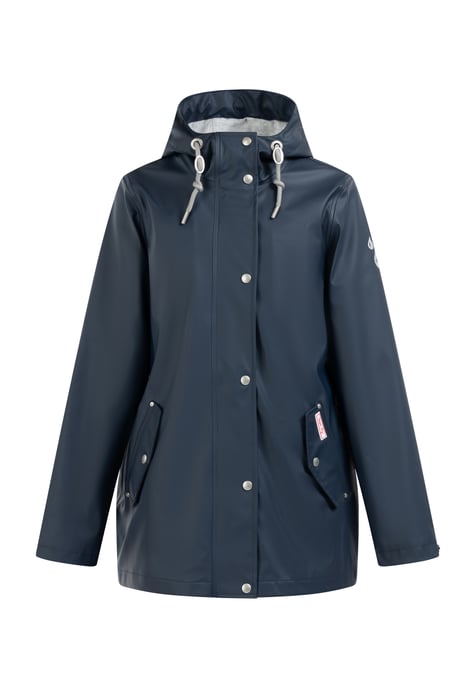 Mymo rain jacket women marine - Image 1