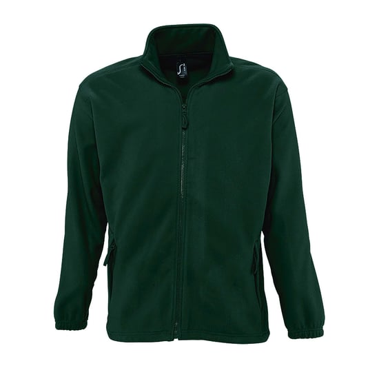 SOLS Mens North Full Zip Outdoor Fleece Jacket (Forest Green) - Image 1