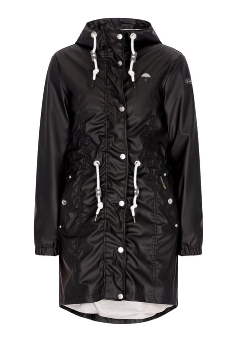 Schmuddelwedda raincoat women black - Image 1
