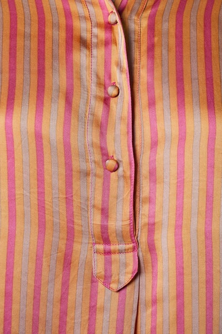 Caroline Tensen California Print Blouse Roze / Oranje