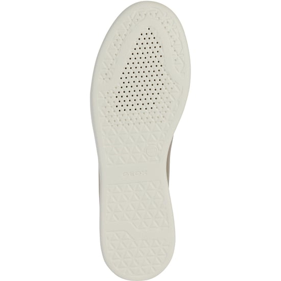 Geox D Jaysen B Leather Women's Light Gold/Optic White Trainers - Image 3