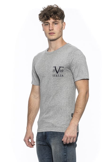 19V69 Italia Mens T-Shirt Troy Grey