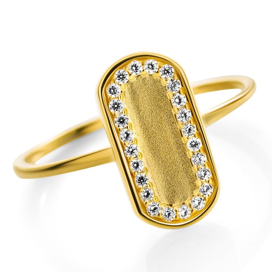 Orphelia 'Malaga' Women's 925 Sterling Silver Ring - Gold ZR-7573/G - Image 1