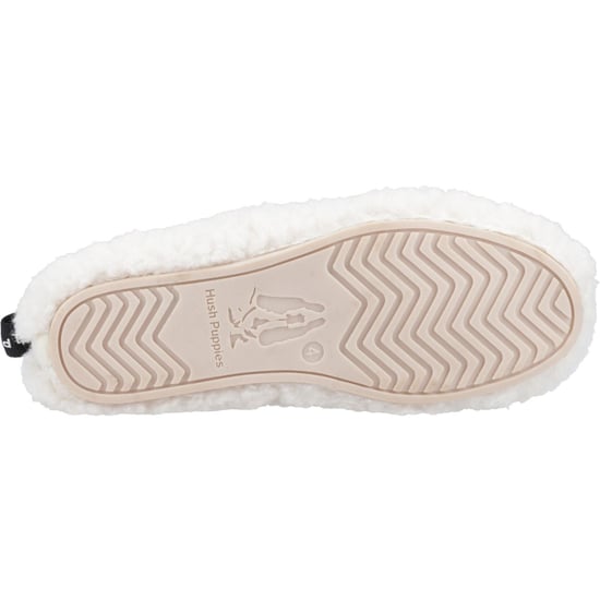 Hush Puppies Emily Faux Fur Women's Cream Slippers - Image 3