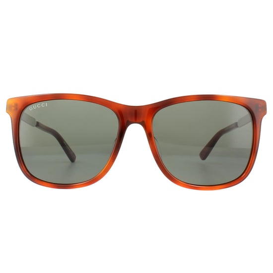 Gucci Sunglasses GG0078SK 005 Tortoise Green
