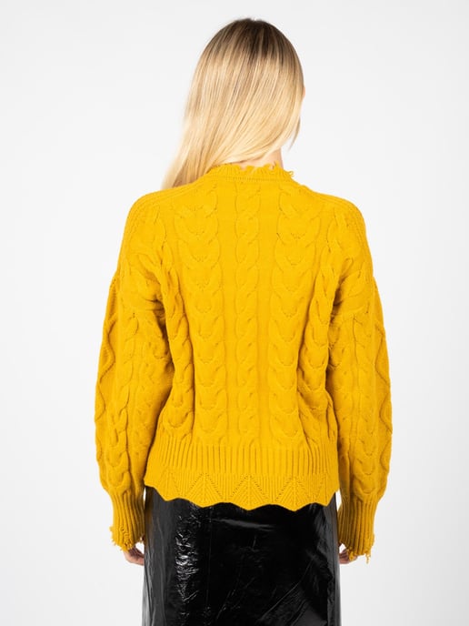 Pinko Suéter Chianti de mujer amarillo - Image 4