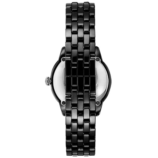 Emporio Armani AR1478 Ladies Ceramica Black Crystal Watch