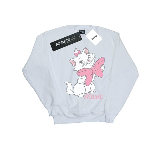 Disney Womens/Ladies Aristocats Marie Bow Sweatshirt (White) - Image 1