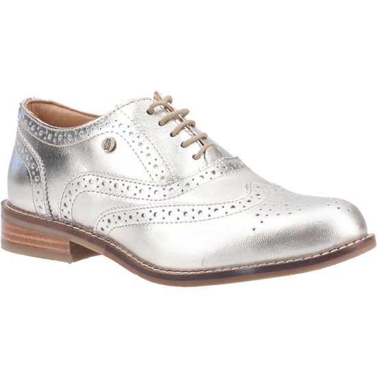 Hush Puppies Natalie Female Lace Ladies Shoes GOLD - Image 1