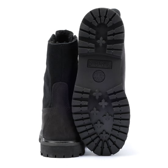 Timberland Warm Lined Waterproof Leather Women's Black Boots - Image 4