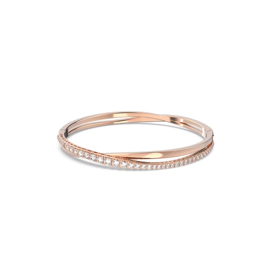 Swarovski 'Twist' Women's Gold Plated Metal Bracelet - Rose 5620552 - Image 1
