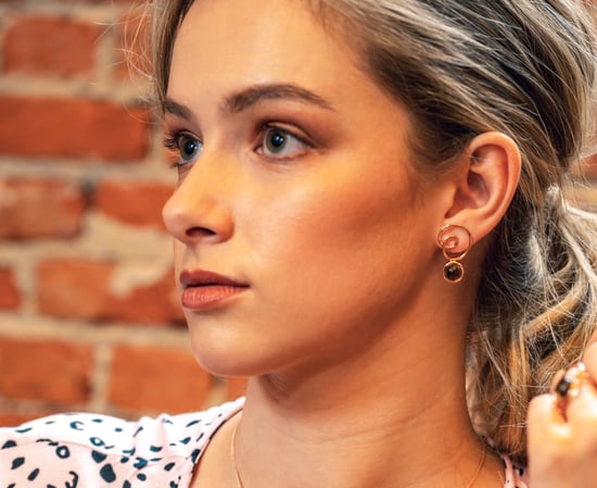Orphelia 'Eugenia' Women's 925 Sterling Silver Drop Earrings - Rose ZO-7495 - Image 3