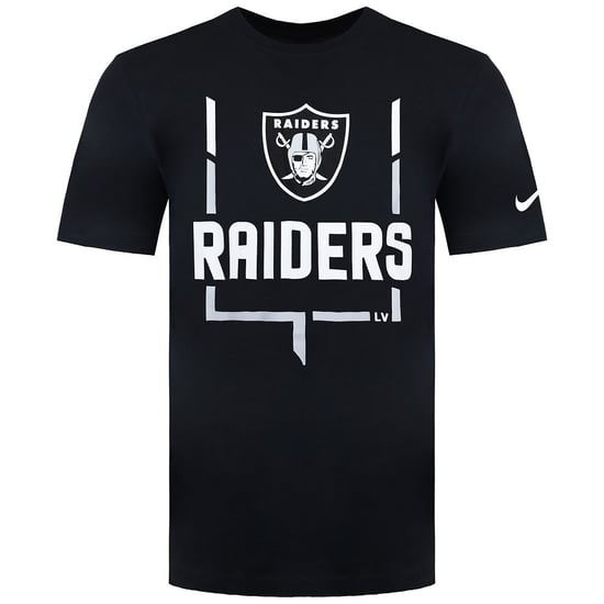 Camiseta negra para hombre Nike NFL Las Vegas Raiders Legend Goal Post - Image 1