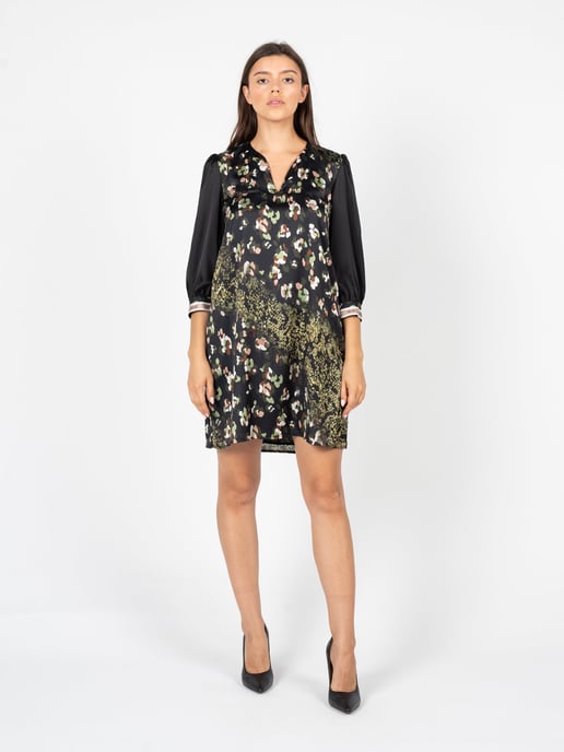 Liu Jo Vestido de mujer negro, verde - Image 2