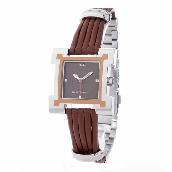 Laura Biagiotti Reloj de mujer Cuarzo plata marrón - Image 1