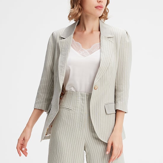 Bi-material Striped Jacket - Image 3