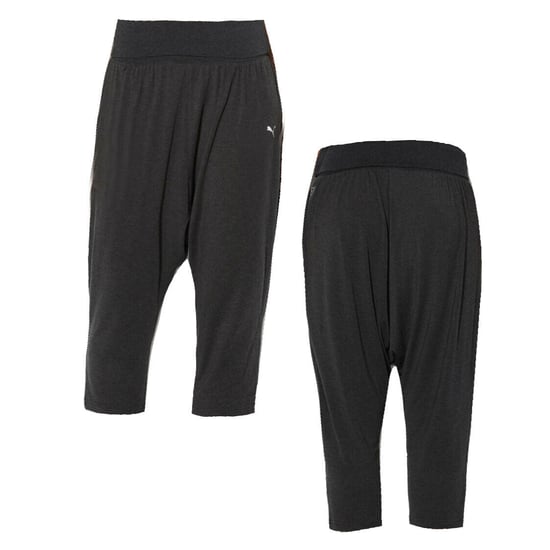 Joggers de baile 3/4 drapey Charcoal para mujer Puma - Image 1