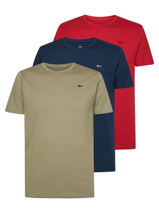 Petrol Industries - 3-pack T-shirts Men - - Image 1