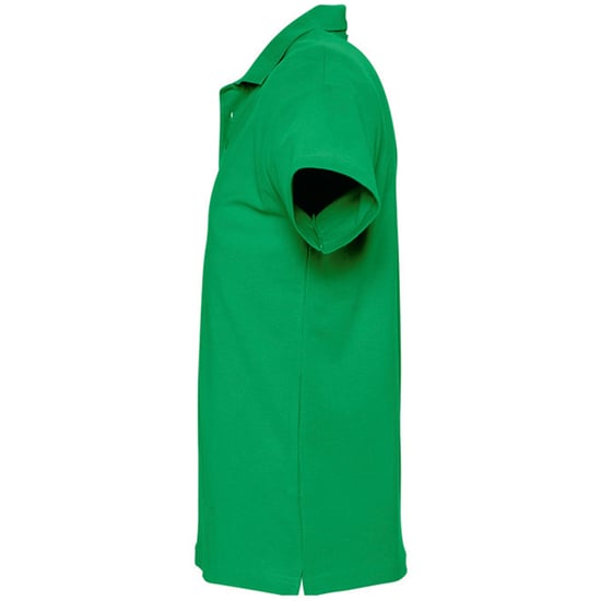 SOLS Mens Spring II Short Sleeve Heavyweight Polo Shirt (Kelly Green) - Image 3