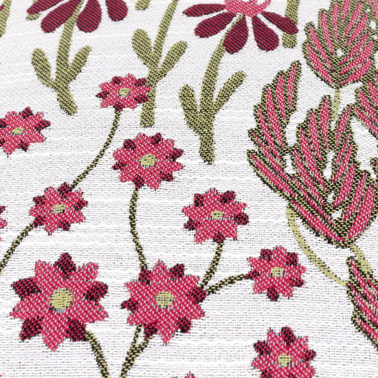 Wylder Nature Ophelia Floral Jacquard Polyester Filled Cushion