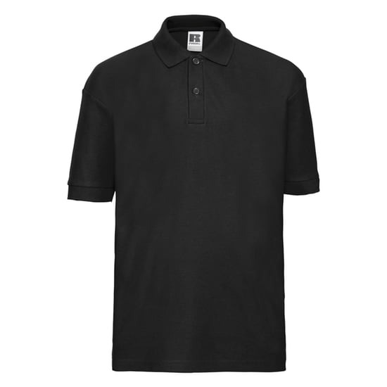 Russell Childrens/Kids Classic Polycotton Polo Shirt (Black) - Image 1