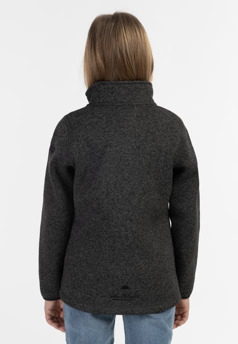 Schmuddelwedda Knitted fleece jacket Grey melange - Image 5