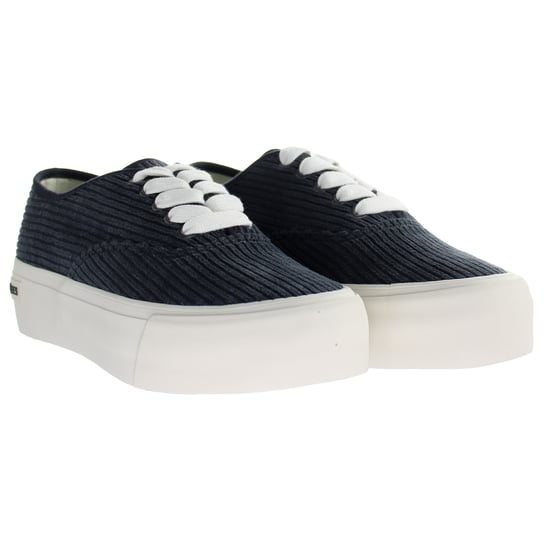 Seavees Legend Night Corduroy Platfrom Sneaker Grey Womens Trainers