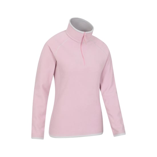 Mountain Warehouse Womens/Ladies Montana Half Zip Fleece Top (Pink) - Image 6