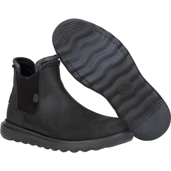 HEYDUDE Branson Classic Polyurethane Men's Black Boots - Image 3