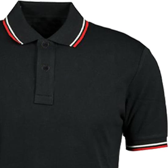 Kruze By Enzo | Polos de manga corta para hombre - Negro - Image 3