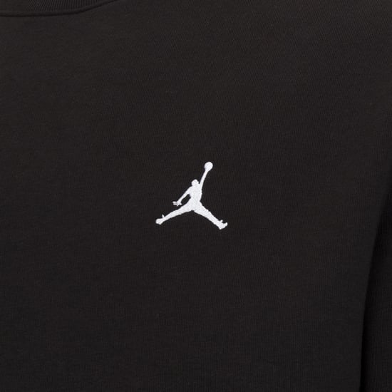 Jordan Brooklyn Fleece Men's Crew Neck Tracksuit in Black - Image 6