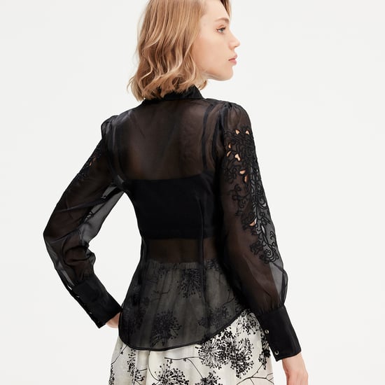 Embroidered Organza blouse - Image 2