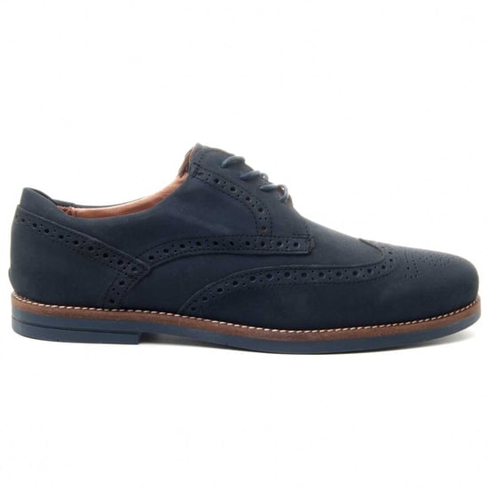 Confortable oxford Purapiel in Blue