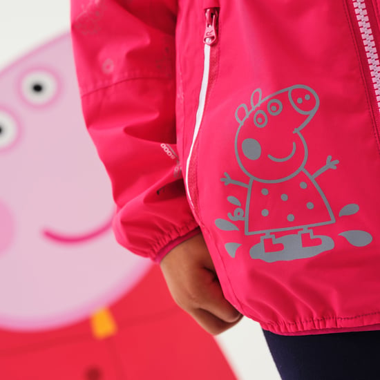 Regatta Childrens/Kids Waterproof Jacket (Bright Blush) - Image 3