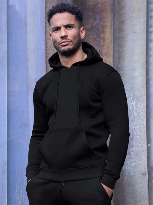 Enzo | Chándal con capucha para hombre - Negro - Image 3