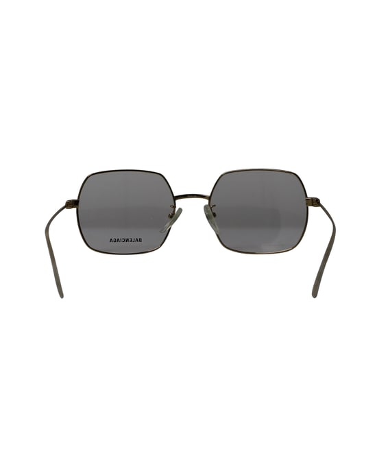 Balenciaga BB0090O 003 Square Sunglasses in Gold Metal - Image 4