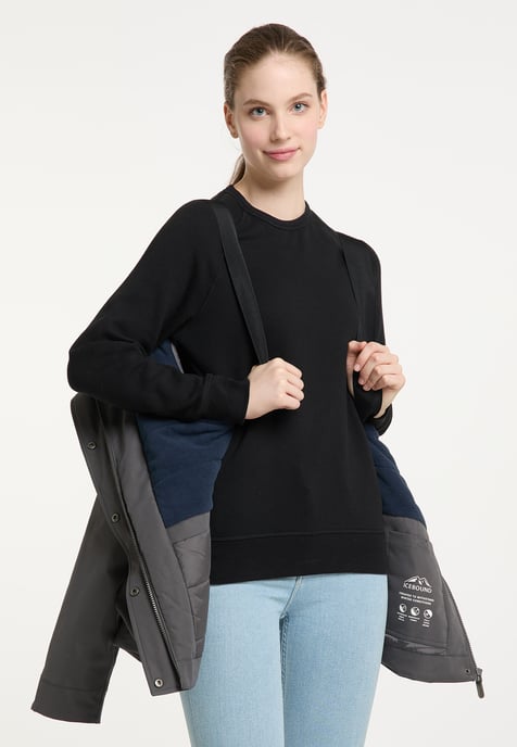 ICEBOUND Winter jacket women stone grey - Image 5