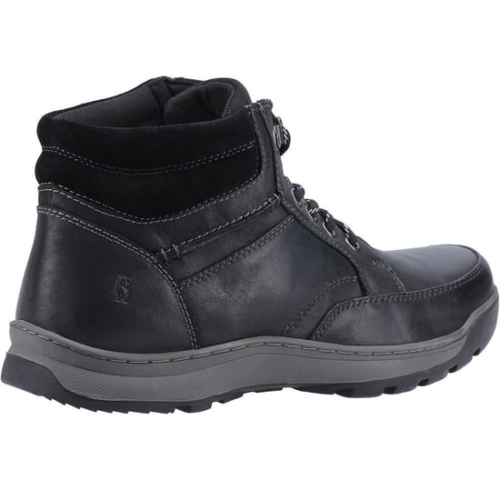 Hush Puppies Mens Grover Leather Boots (Black) - Image 2